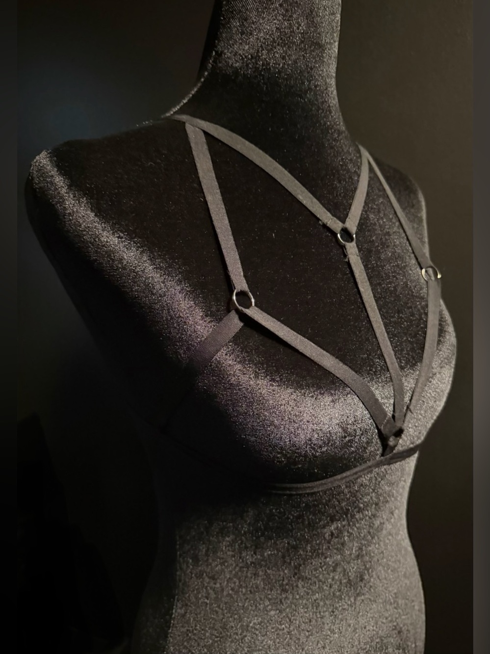 +Fetish Strap Bralette+